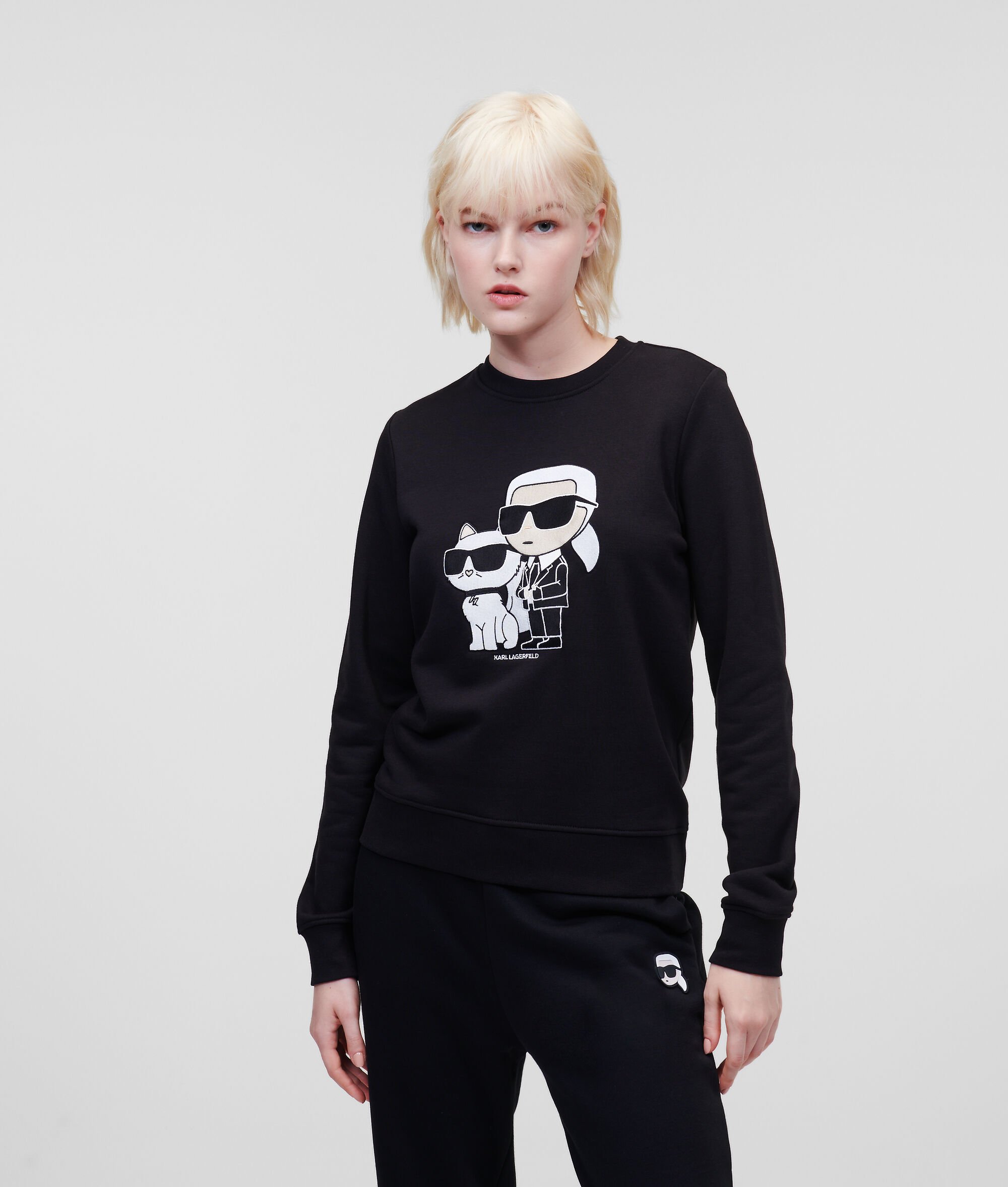 (image for) Word Of Mouth KARL IKONIK KARL & CHOUPETTE SWEATSHIRT